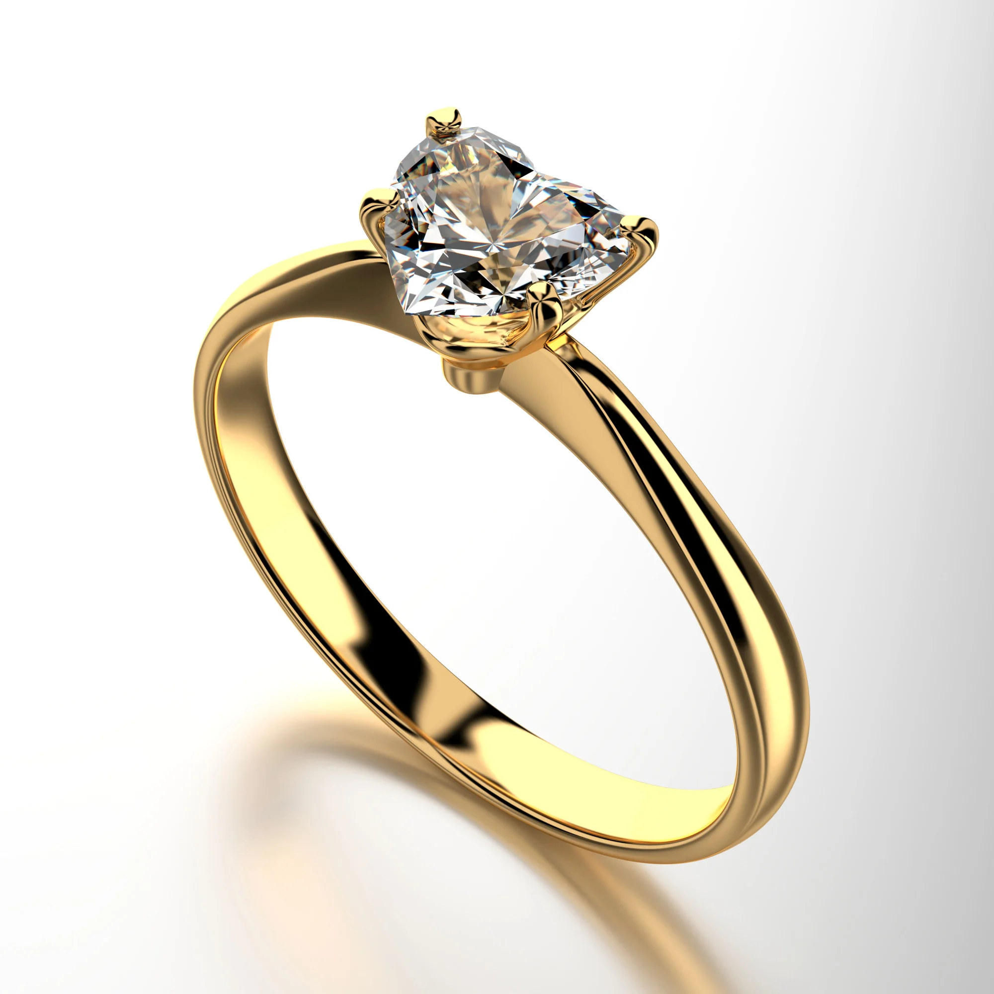 Jewelry photo editing example, ring and earrings