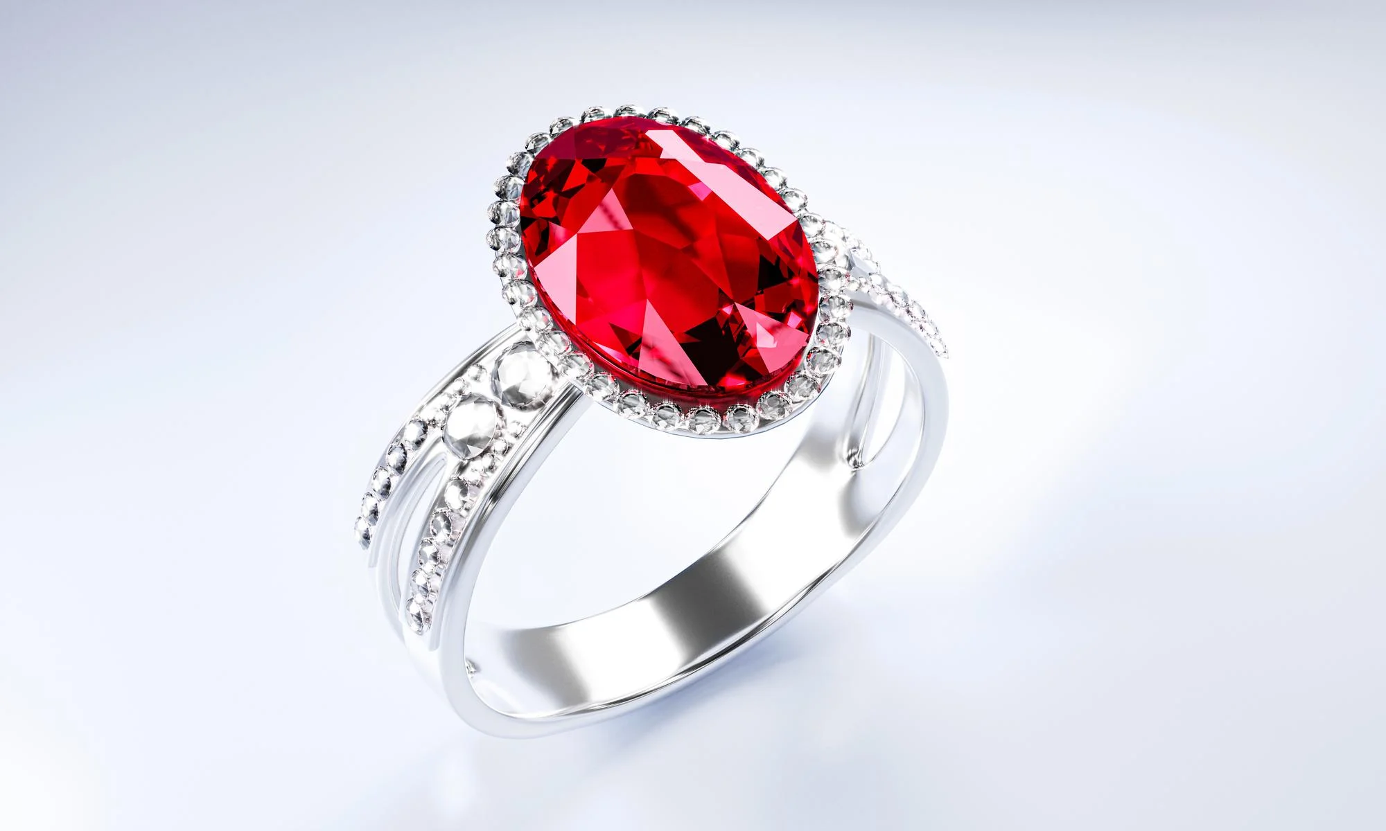 Gemstone and diamond enhancement for jewelry photos