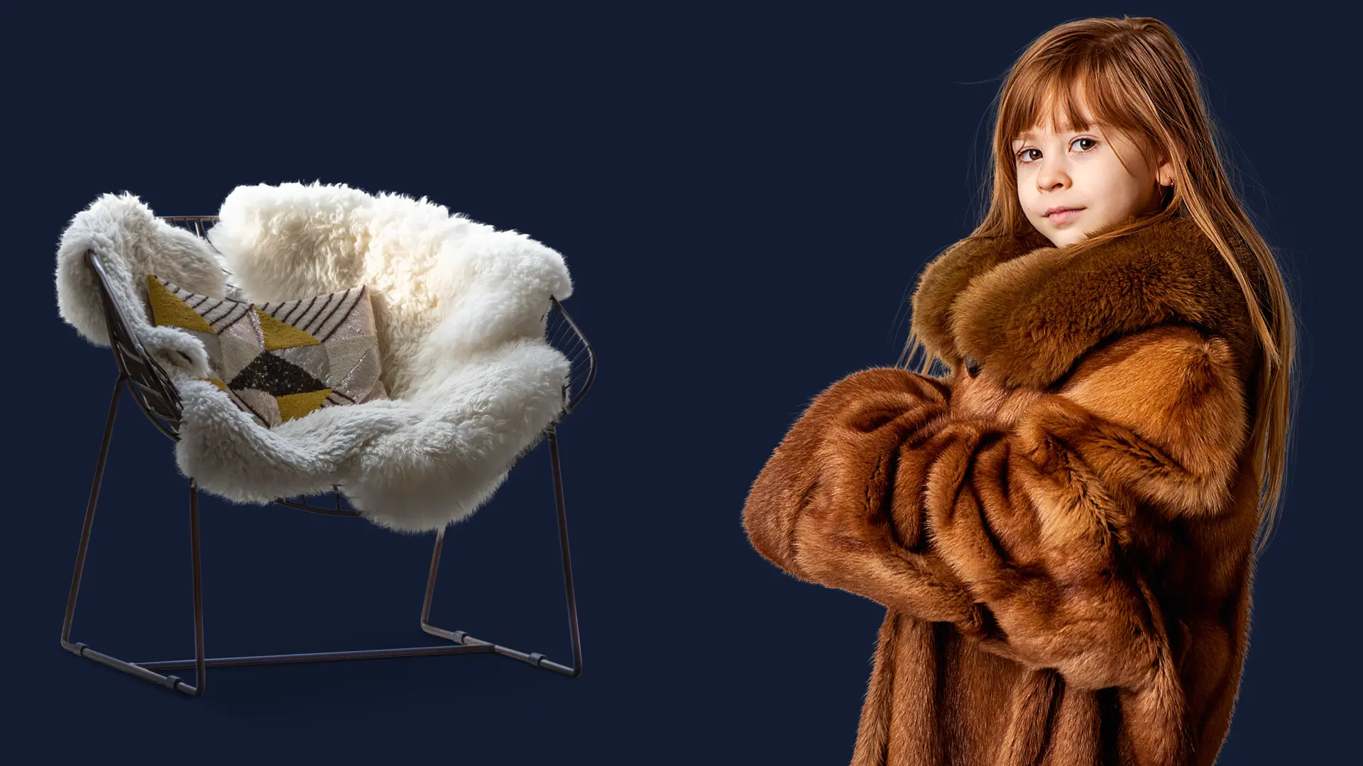 Professional fur masking service preserving soft edges and fine texture details