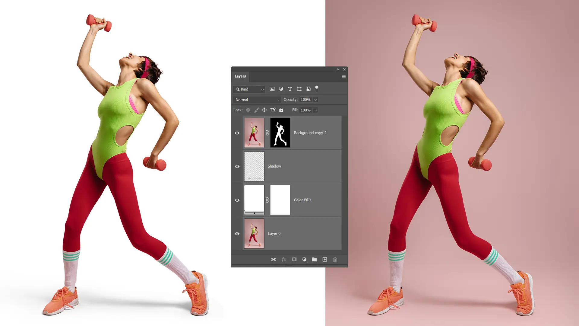 Photoshop layer masking service for soft edges, hair details, and non-destructive editing