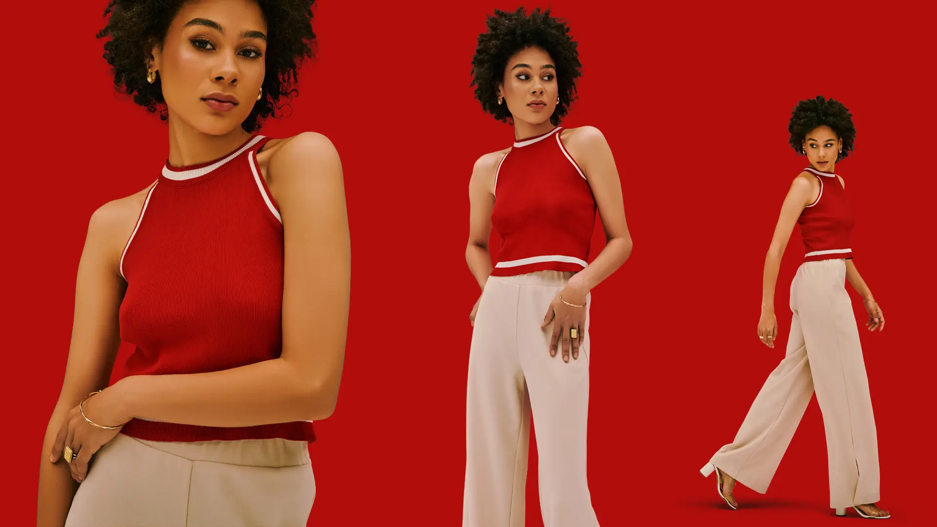 High-end model and skin retouching